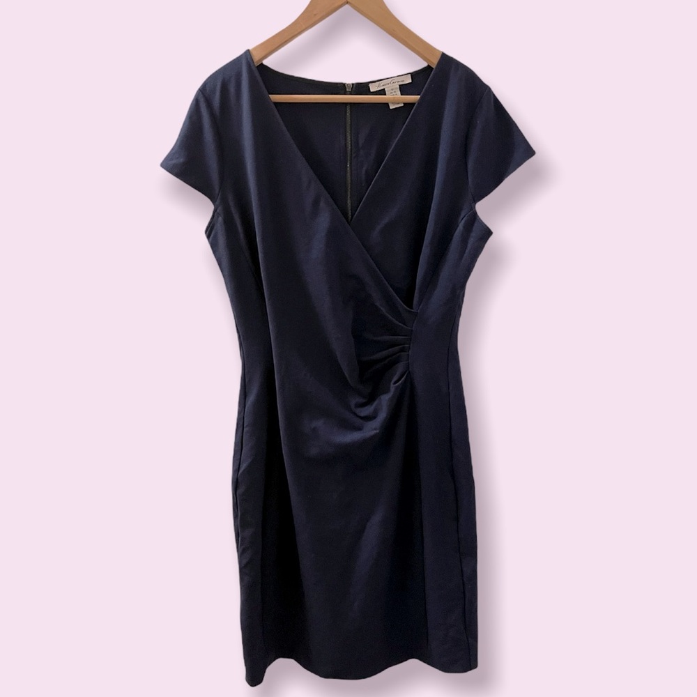 Kenneth Cole Navy Blue/black dress. Size 12